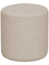 Ejby poef bouclé beige 34 x 34 x 36 cm