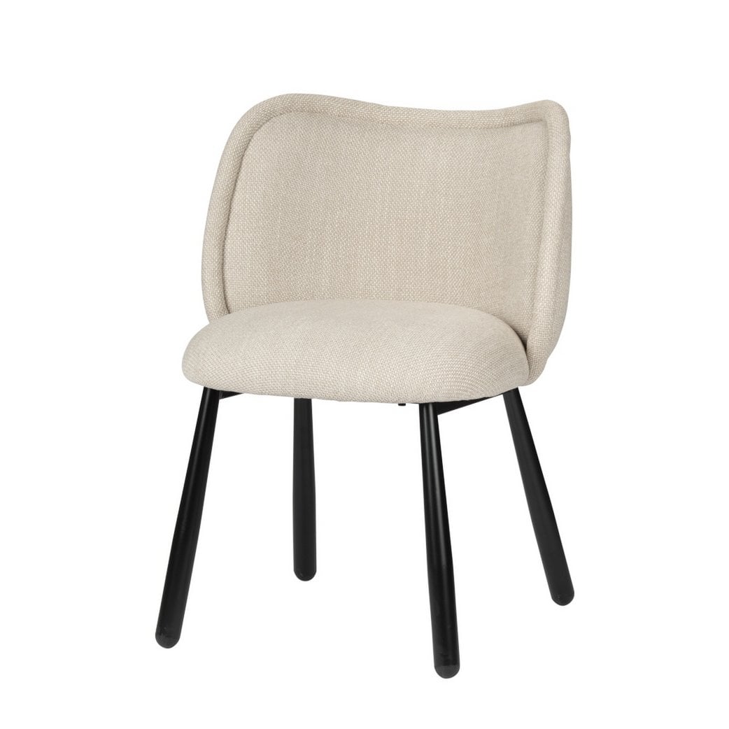 Panda Chair - Beige met Zwart Onderstel - Afbeelding 7