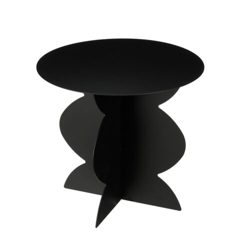 Mica Decorations Rafi Bijzettafel Zwart Ø45 cm