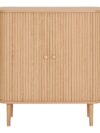 Nikko Side Board - Natural, MDF/Pine, 80x40x87 cm