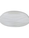 Smart Home LED -plafondlamp "Austin" met kristaleffect, veel functies, gemaakt van metaal en plastic, wit, met geïntegreerde LED's, verlichting voor woonkamers of kantoor