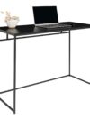 Vita Bureau - zwart, staal, 100x45x75cm