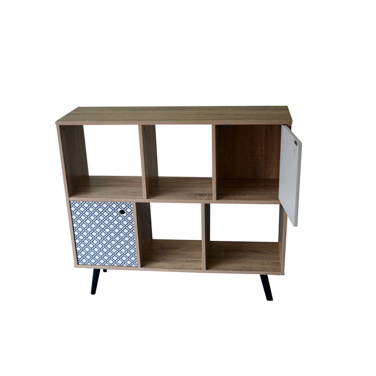 Scandinavische Opbergkast - MDF 98,5x29x87 cm - Afbeelding 2