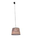Hanglamp met stoffen kap "Print"