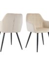 Fauteuils, set van 2 met fluwelen bekleding