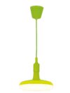 Hanger lamp "UFO" LED Green Hanging Lamp gemaakt van plastic met een E27 -aansluiting inclusief lamp