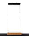 Wiebke LED Hanglamp Bruin-Zwart Dimbaar met Geheugenfunctie