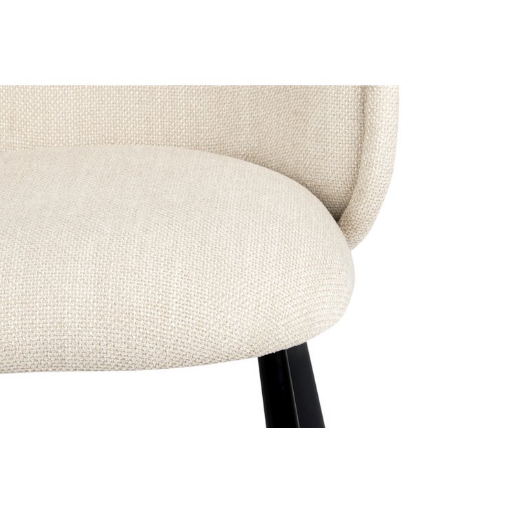 Panda Chair - Beige met Zwart Onderstel - Afbeelding 8