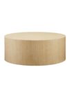 Ronde Salontafel met Eikenfineer 80 cm