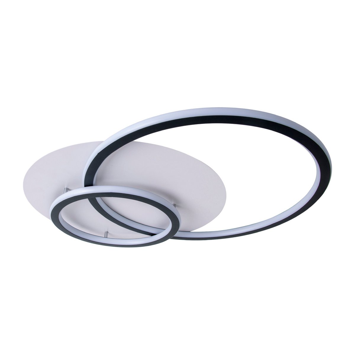 Näve Kirk Plafondlamp met Drie Ringen - Zwart/Wit - Afbeelding 5