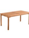 Teakhouten Tuintafel in Natuurlijke Tint 150 cm