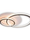 Näve Kirk Plafondlamp met Drie Ringen - Zwart/Wit
