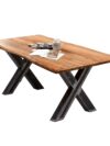 Eettafel Boomrand - Bruin/Zwart 200x100 cm