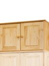 Kastopzetstuk van Massief Grenenhout met 2 Deuren