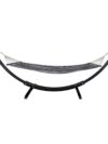Tripoli Hangmat met Frame Grijs Zwart 320 cm