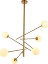 Hanglamp Diana White Gold
