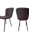 Draaifauteuil grijs met zwart gezandstraald metalen frame