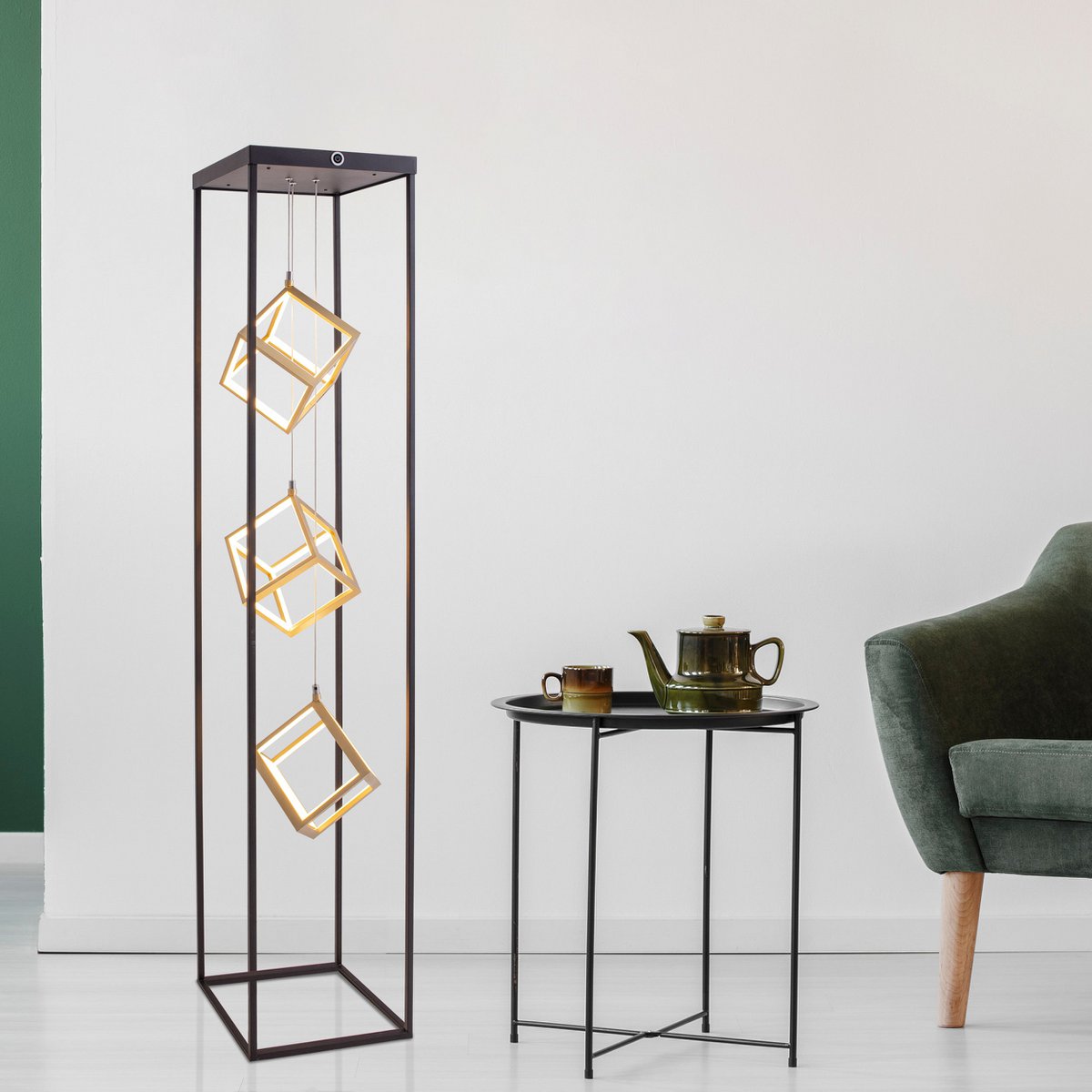 LED vloerlamp h: 140cm "Tripoli" - Afbeelding 7