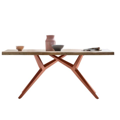 Industriële Eettafel van Mangohout 240 cm