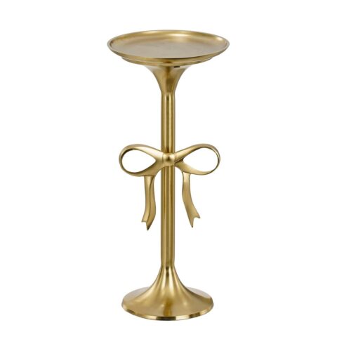 Mica Decorations Gouden Bijzettafel van Gerecycled Aluminium 25 cm