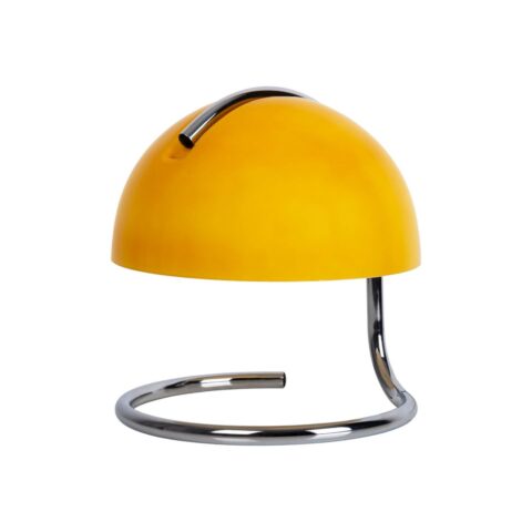 Näve Burano Tafellamp Geel met Chroomkleurig Metaal - 25 cm