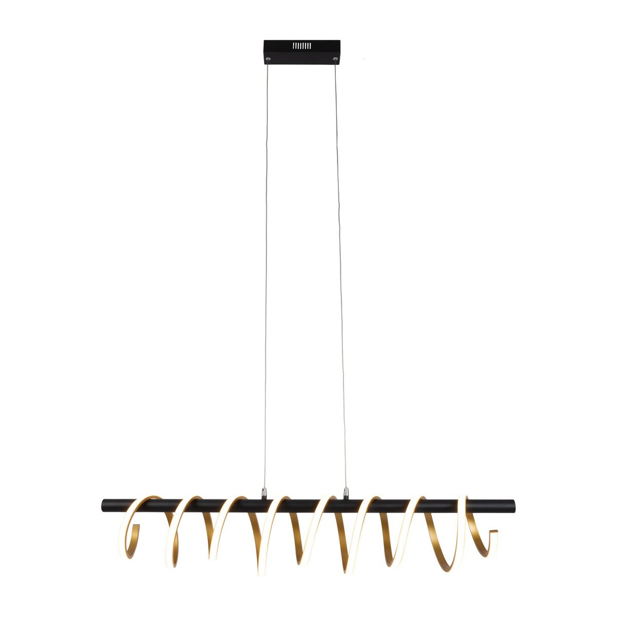 Näve Belleza Vloerlamp Zwart Goud met Dimbare LED 150 cm - Afbeelding 3