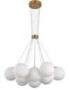 Hanglamp Jenna White Gold 13-Licht