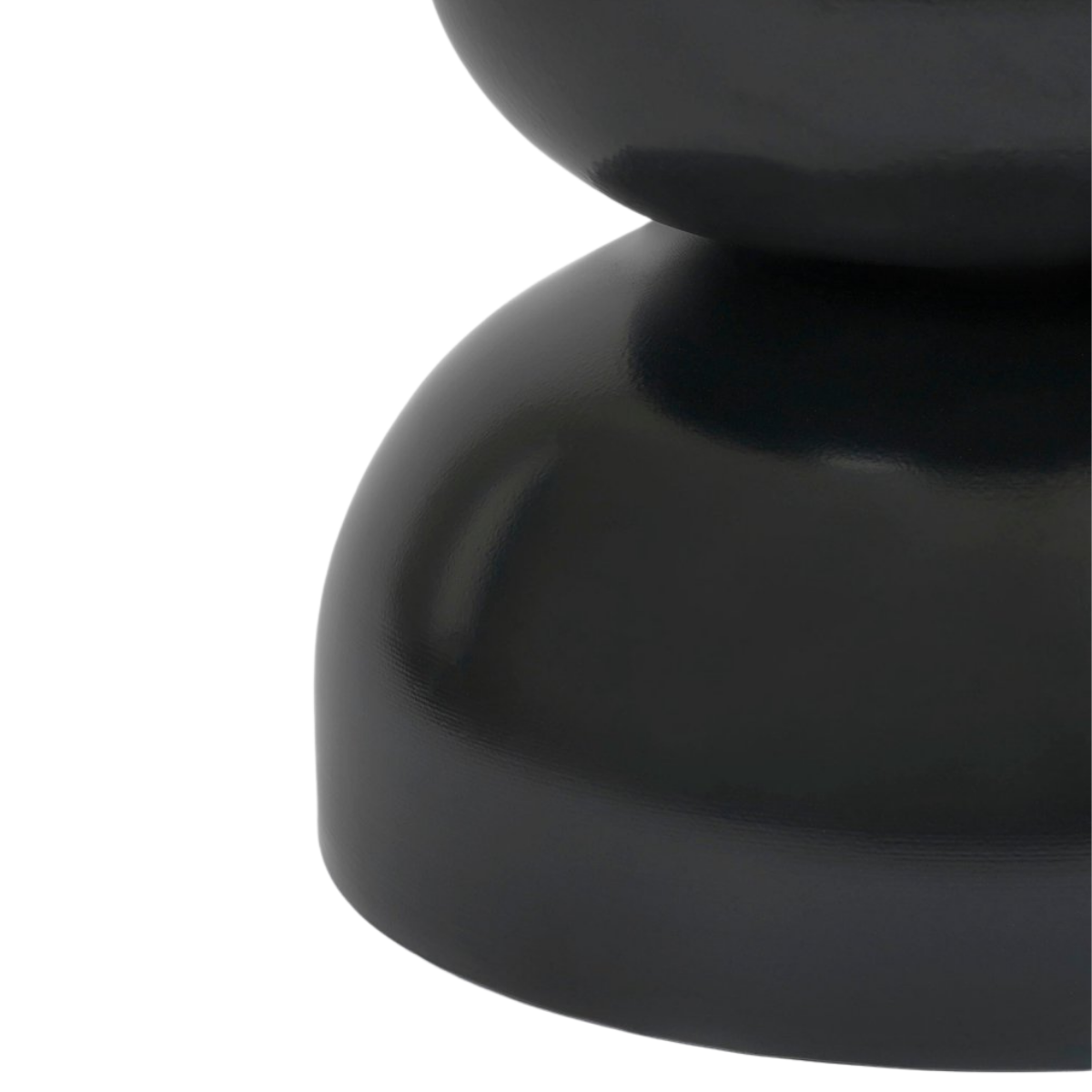 Luna Ronde Bijzettafel Zwart 32 cm - Afbeelding 5