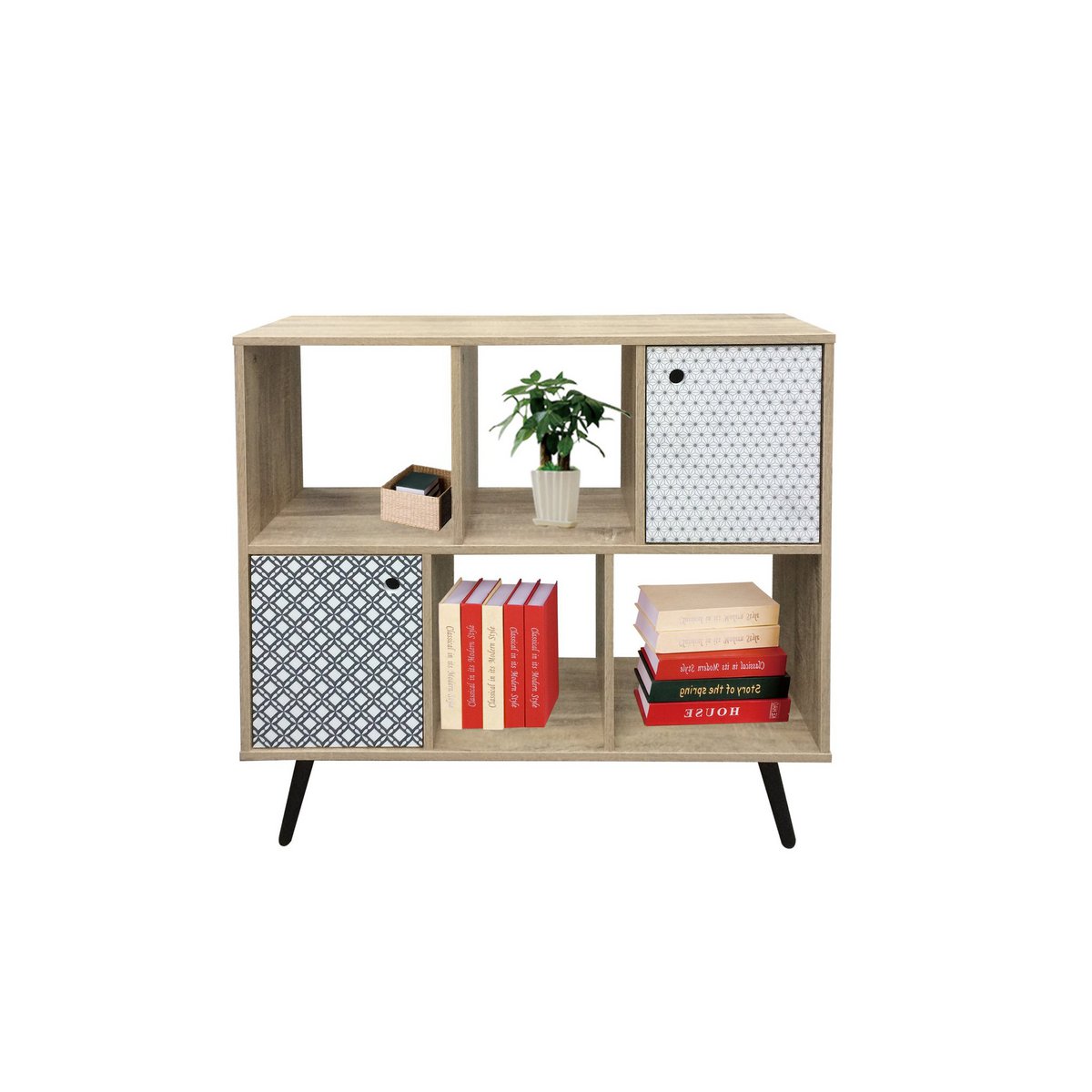 Scandinavische Opbergkast - MDF 98,5x29x87 cm