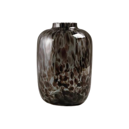 Cheetah Vaas Smoke Glas 29 cm