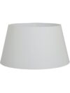 Lampenkap voor tafellichten, Ø 40 cm, Ø boven 30 cm, 22 cm hoog, polyester katoenen mengsel in beige.