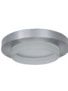 LED -installatieplek "Commmo" Ø 8,5 cm, 6,5 cm diep, gemaakt van metaal en Matt Acryl, 6 watt, warm wit
