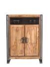 Dressoir van Acaciahout met Metaal 75 cm