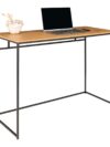 Vita Desk Bureau Eikenlook met Zwart Metalen Frame 100 cm