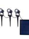 Spoti Solar Buitenverlichting Set met 3 Verstelbare Spots