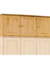 Massief grenen kastopzetstuk met 3 deuren voor model 19020012