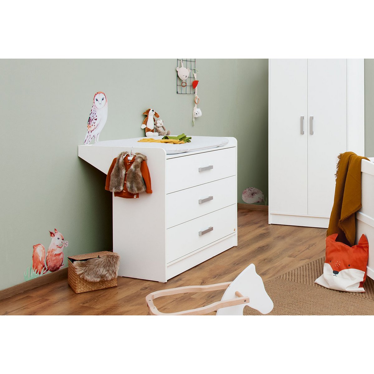 Pinolino Viktoria Commode met Aankleedopzet – Wit - Afbeelding 3