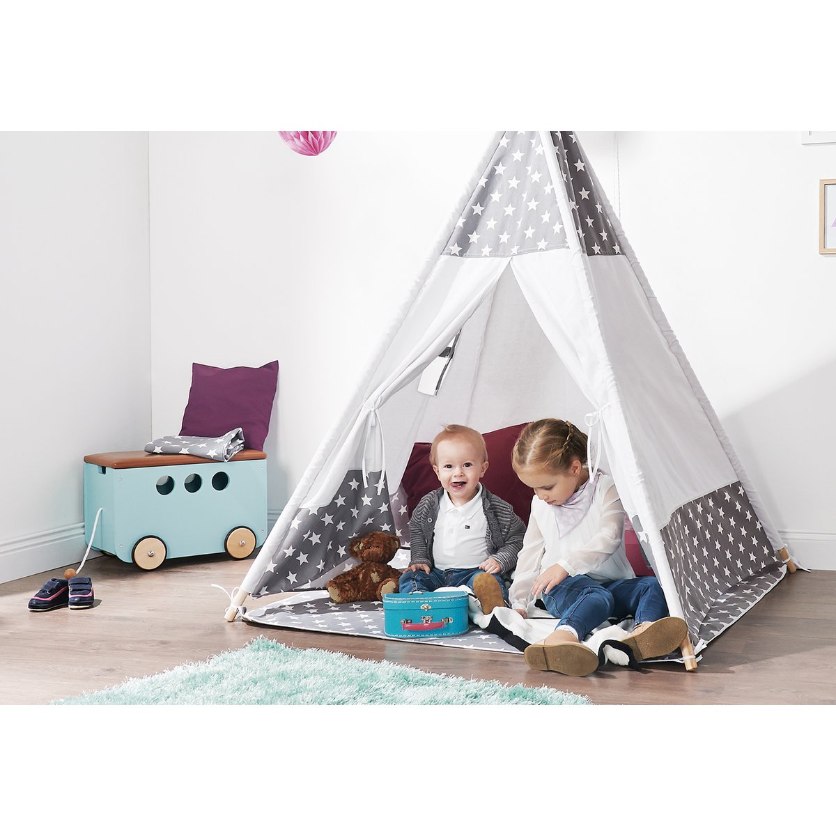 Speeltent ‘Jakara’ in tipi-stijl - Afbeelding 6